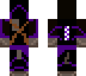 purple hooded