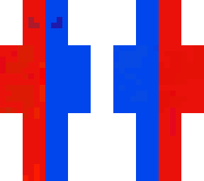 red n blue