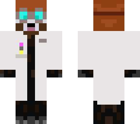 red panda science coat skin