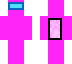 skin rosa de among us