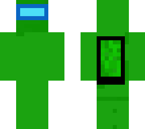 skin verde de among us