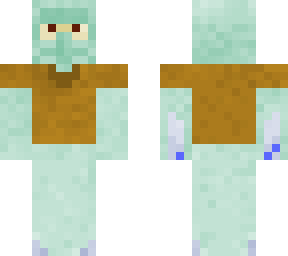 Squidward Minecraft Skin