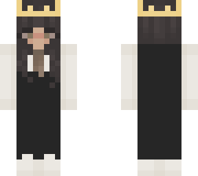suit girl with crown