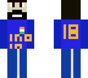 virat kohli minecraft skin by ak elite cobra