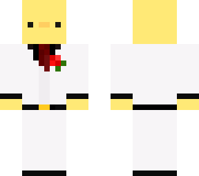white tuxedo duck