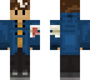wilbursoot revival skin (dream smp) ( blue jacket)