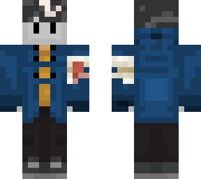 wilbursoot revival skin (dream smp) ghostbur