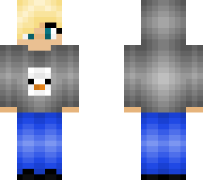 ~-~-blonde girl in chicken hoodie-~-~