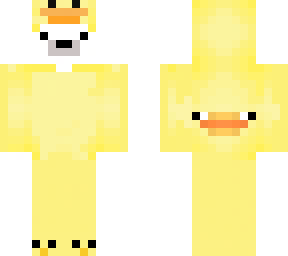bear in ducky suit