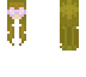 blond girl with glasses