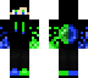 blue green ninja gamer
