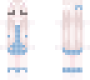 blue kitty girl