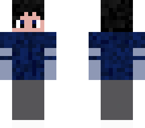 blue sweater