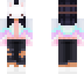 breadroll with bunny mask