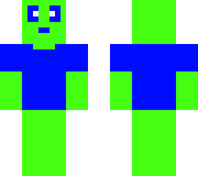 bug with blue shirt