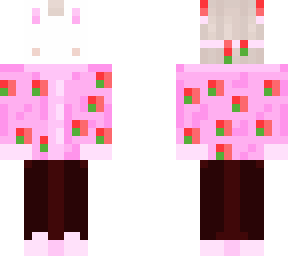 bunny in strawberry suit
