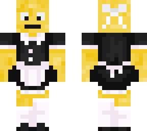 cheese in maid outfit