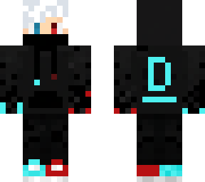 cool gamer boy fire and water