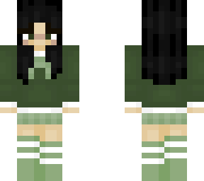 green schoolgirl