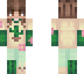 long brown haired cactus person