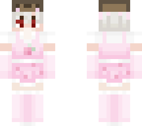 my skin but maid dress plus bear