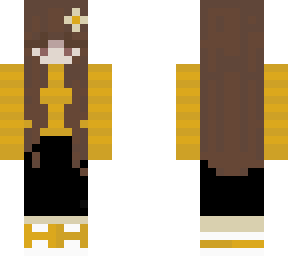 my skin with yellow pull over
