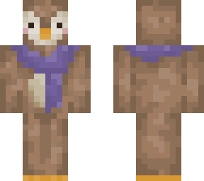 owl with a scarf