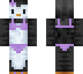 penguin in a bikini