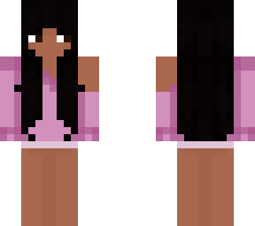 pink recolor! <3 poc girl sweater cold shoulder uwu kawaii