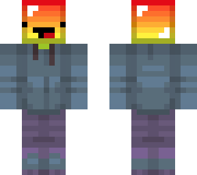 rainbow derp in hoodie