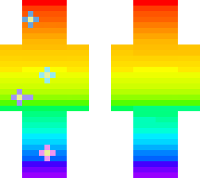 rainbow with flowers