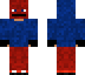red skull blue