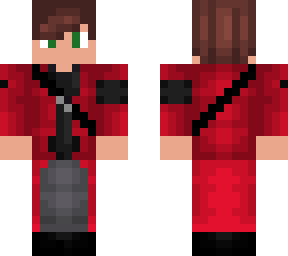 red suit