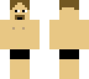 shirtless man
