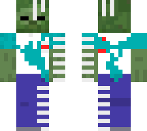 skeleton covered zombie