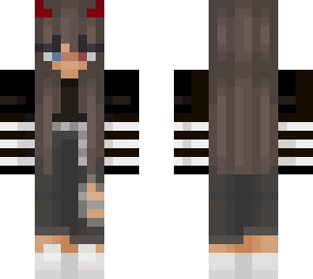striped e-girl demon