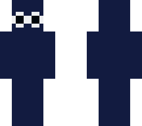 the blue guy with glasses
