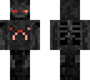 wither skeleton (with fire effects)