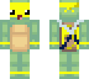 yellow ninja turtle