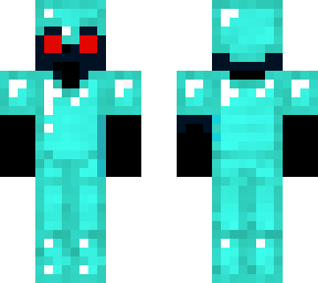 black red eyes diamond armor