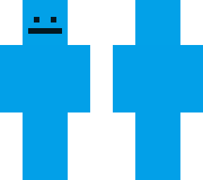 blank blue guy