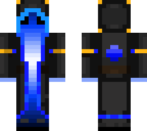 blue gradient mage in robe
