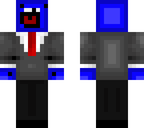 blue guy in suit