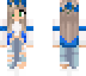 blue-ish haired girl