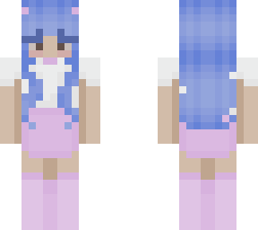 blue pink devil