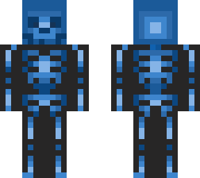 blue skeleton