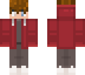 boy in a red hoodie