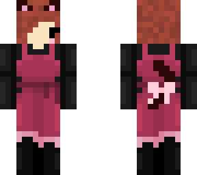 brown hair cat demigirl outfit