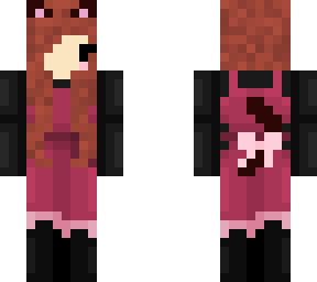 brown hair cat girl outfit