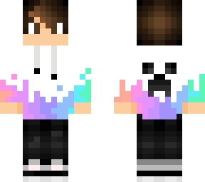 colourful pastel paint jumper